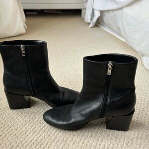 Via Spiga Black Leather Boots - size 9